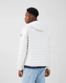 White Nico Lightweight Hooded Down Jacket