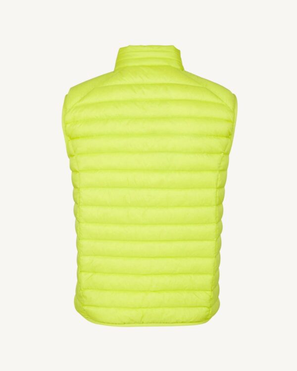 Tom Acid Green Sleeveless Down Jacket - Image 3