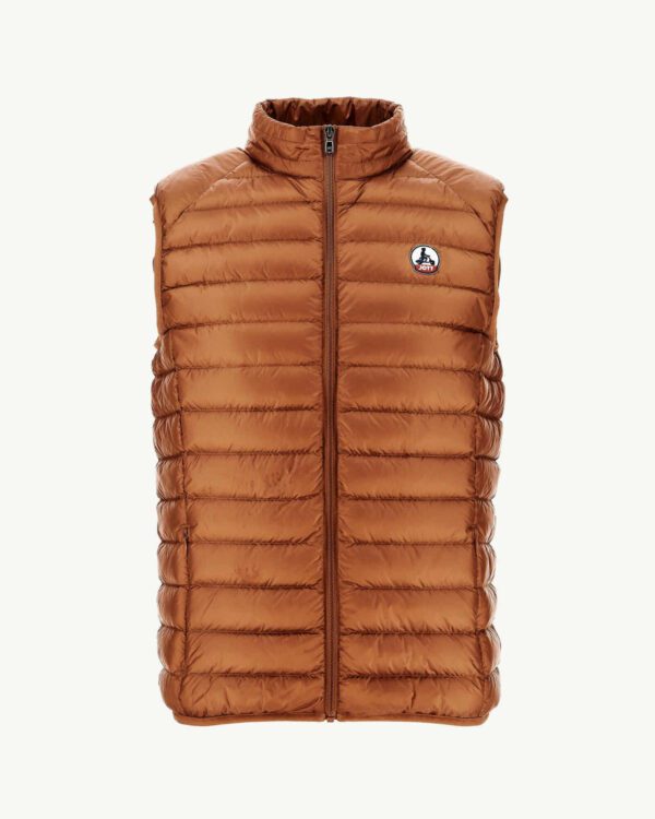Tom Caramel Sleeveless Down Jacket