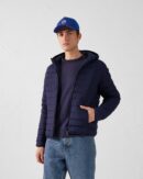 Marine Frantz lightweight stretch hooded down jacket