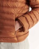 Nico Caramel Lightweight Hooded Down Jacket