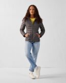 Cloe Anthracite Lightweight Hooded Down Jacket
