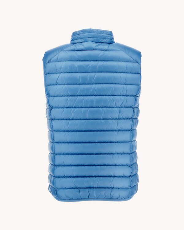 Tom Denim Blue Sleeveless Down Jacket - Image 3