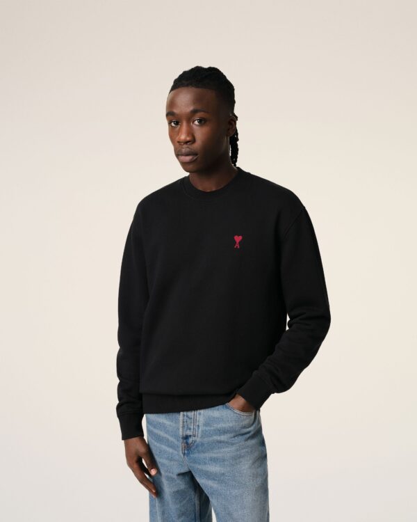 Black Cotton Friend of the Heart Sweatshirt - Image 3