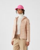 Cloe Light Peach Hooded Lightweight Down Jacket