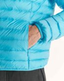 Nico Sky Blue Lightweight Hooded Down Jacket