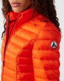 Cha Fire Red Lightweight Down Jacket