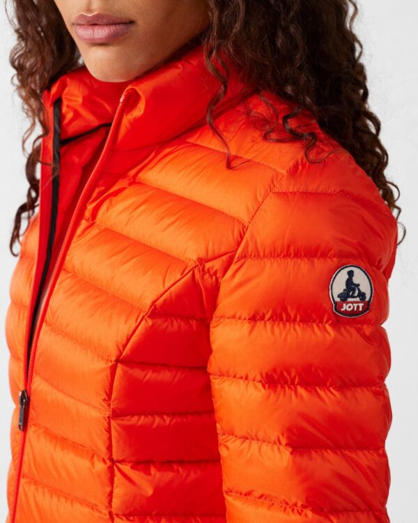 Cha Fire Red Lightweight Down Jacket - Image 5