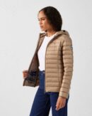 Cloe Beige Lightweight Hooded Down Jacket