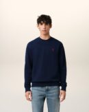 Navy Blue Ami de Coeur Cotton Sweatshirt
