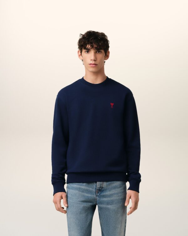 Navy Blue Ami de Coeur Cotton Sweatshirt - Image 3