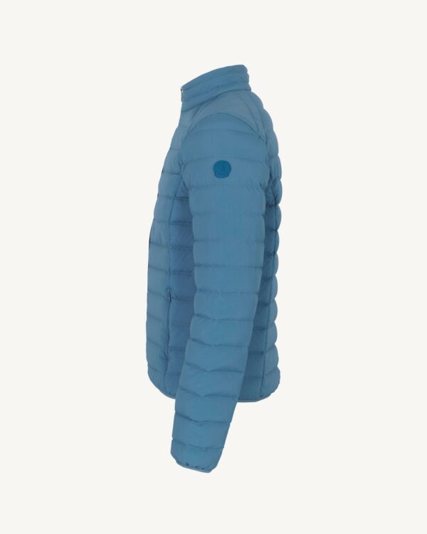 Aragon Blue Jeans Stretch Lightweight Down Jacket - Image 5
