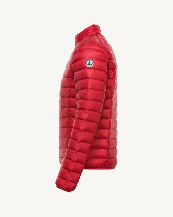 Matte Red Lightweight Down Jacket - Image 2