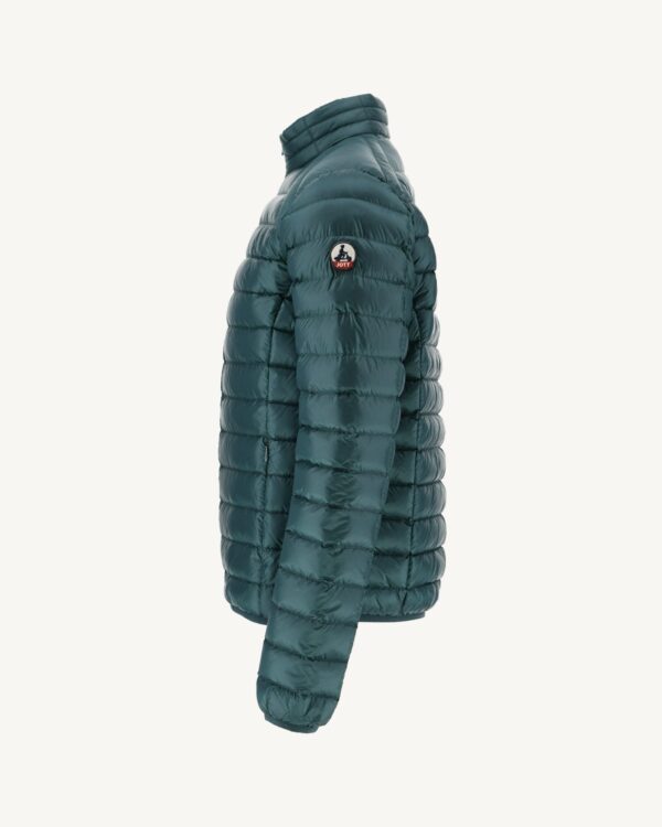 Light Down Jacket Dark Green Matte - Image 2