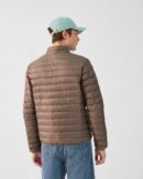Taupe Mat lightweight down jacket