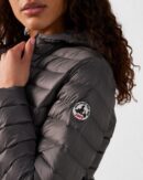 Cloe Anthracite Lightweight Hooded Down Jacket