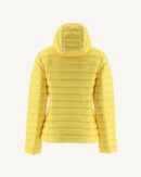 Cloe Light Yellow Hooded Lightweight Down Jacket