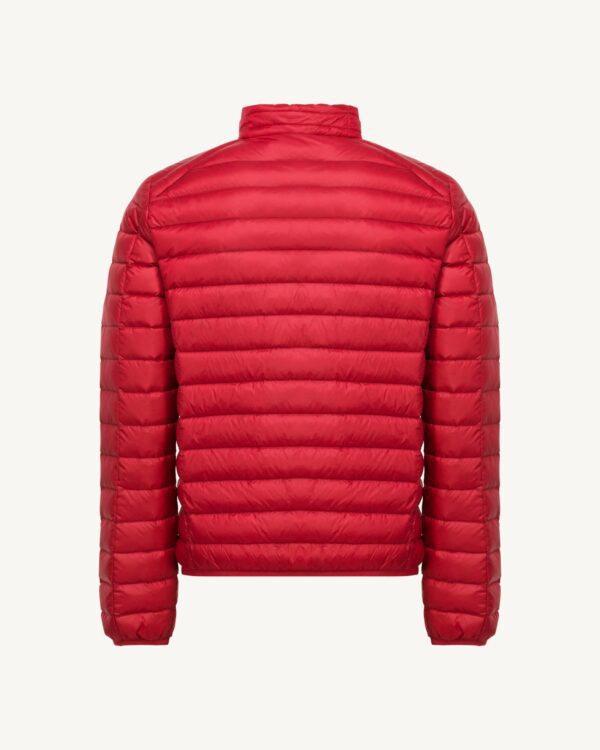 Matte Red Lightweight Down Jacket - Image 3