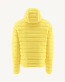 Nico Light Yellow Hooded Lightweight Down Jacket