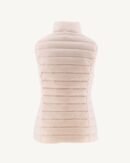 Light pink sleeveless lightweight down jacket Seda