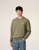 Green Friend of the Heart Cotton Sweatshirt
