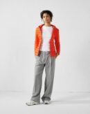 Cloe Fire Red Lightweight Hooded Down Jacket