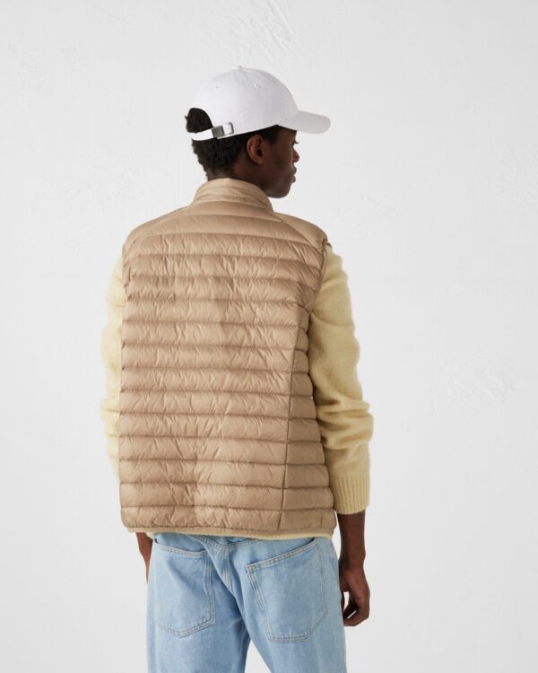 Beige Tom Sleeveless Down Jacket - Image 4