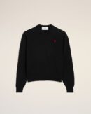 Ami de Coeur Round Neck Wool Sweater
