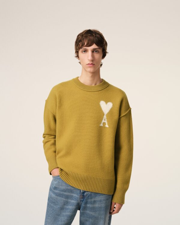 Ami de Coeur Mustard Wool Sweater - Image 2
