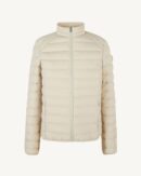 Beige Aragon stretch lightweight down jacket
