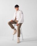 Matte White Lightweight Down Jacket