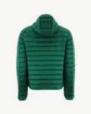 Nico Dark Green Lightweight Hooded Down Jacket