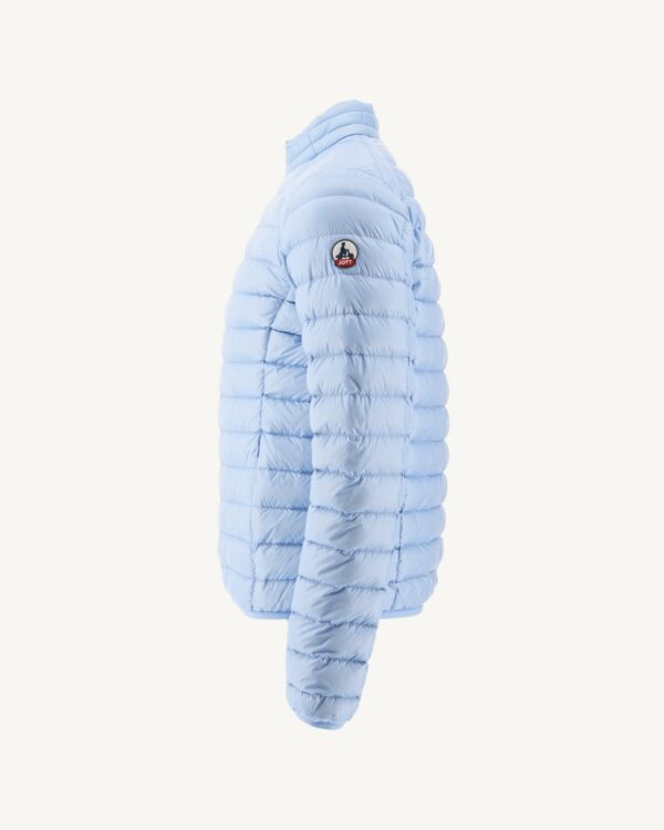 Light Blue Matte Lightweight Down Jacket - Image 2