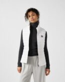 White Seda Sleeveless Lightweight Down Jacket