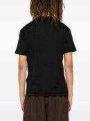 Compass-patch cotton T-shirt