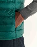 Tom Dark Green Sleeveless Down Jacket