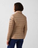 Beige Cha lightweight down jacket