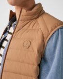 Doudoune sans manches stretch Fauve Arafo