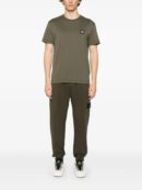 Compass-patch cotton T-shirt