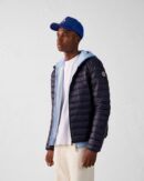 Navy Mat Lightweight Down Jacket