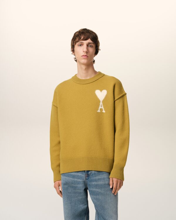 Ami de Coeur Mustard Wool Sweater - Image 3