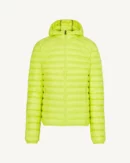 Nico Acid Green Lightweight Hooded Down Jacket