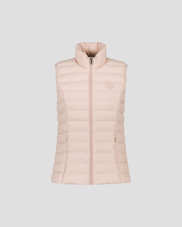 Grenada Light Peach Stretch Sleeveless Down Jacket
