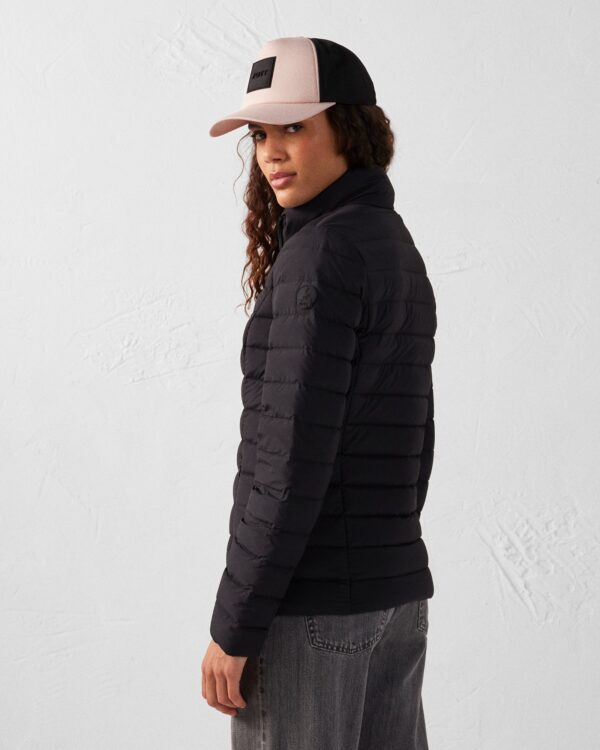 Maia Black Lightweight Stretch Down Jacket - Image 4