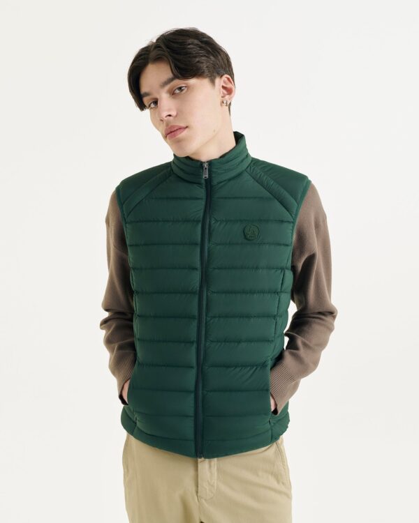 Arafo Forest Stretch Sleeveless Down Jacket - Image 3