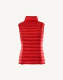 Red Seda Sleeveless Lightweight Down Jacket