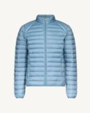 Light Down Jacket Washed Blue Matte