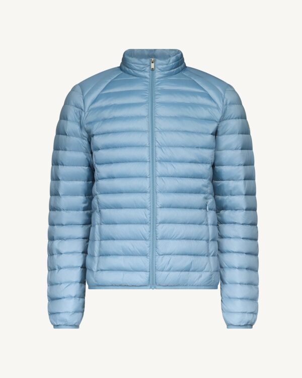 Light Down Jacket Washed Blue Matte
