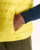 Tom Yellow Gold Sleeveless Down Jacket