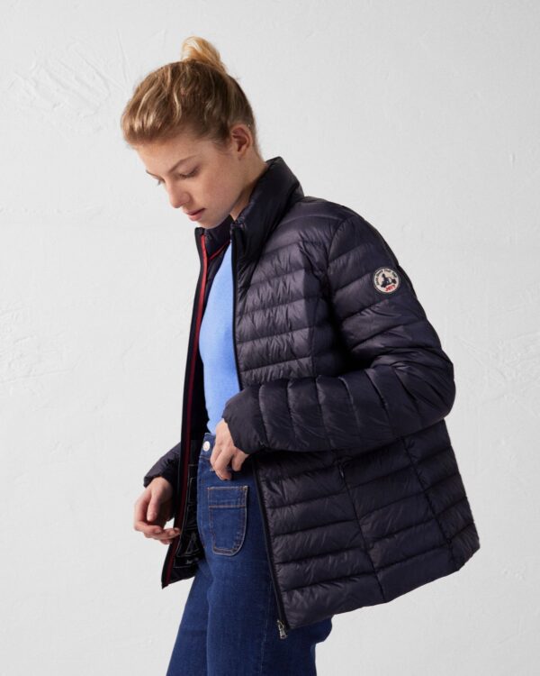 Navy Cha lightweight down jacket - Image 6